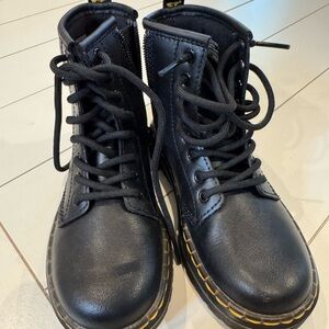 Dr. Martens Black Kids Boots